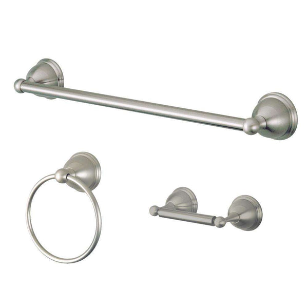 Kingston Brass BAK396248SN 3-Piece Bathroom Hardware