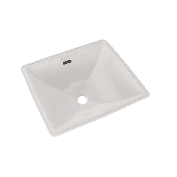 TOTO Legato Rectangular Undermount Bathroom Sink with CeFiONtect, Colonial White LT624G#11