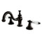 Kingston KC7165WLL 8 in. Widespread Bath Faucet Bronze