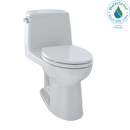 TOTO Eco UltraMax One-Piece Elongated 1.28 GPF ADA Compliant Toilet, Colonial White MS854114EL