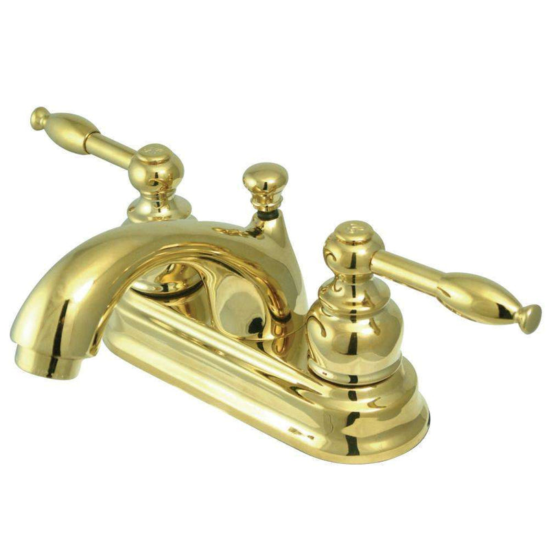 Kingston Brass GKB2602KL 4 in. Centerset Bath Faucet Brass