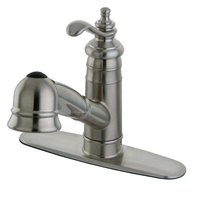 Kingston Brass GSC7578TL Sg-Hnd Pull-Out Kitchen Faucet