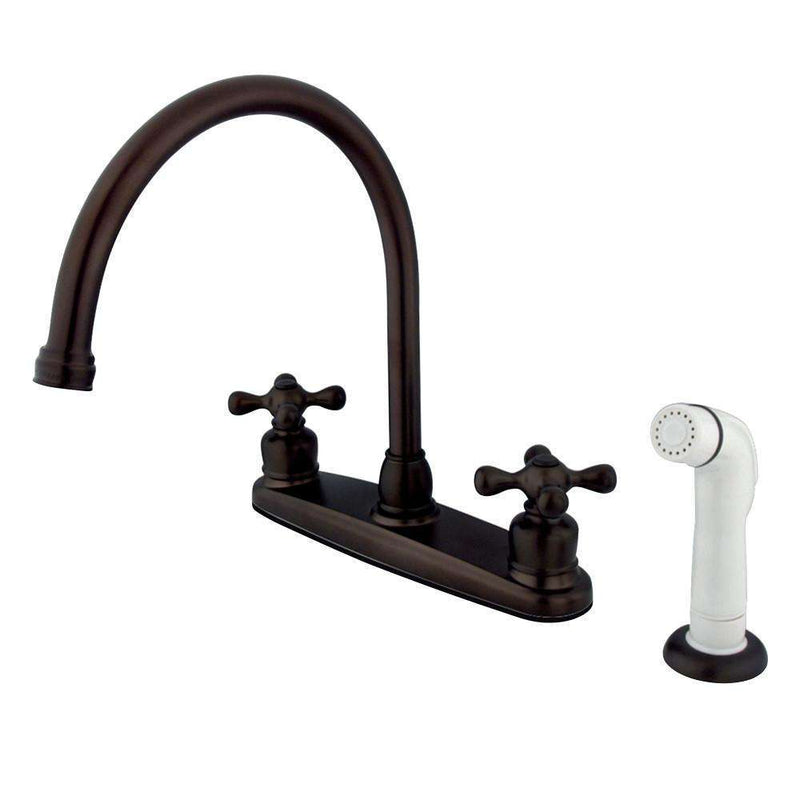 Kingston Brass KB725AX Centerset Kitchen Faucet Bronze