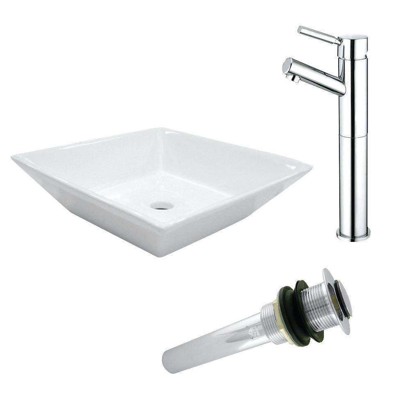 Kingston Brass EV4256S8411 Vessel Sink With Concord