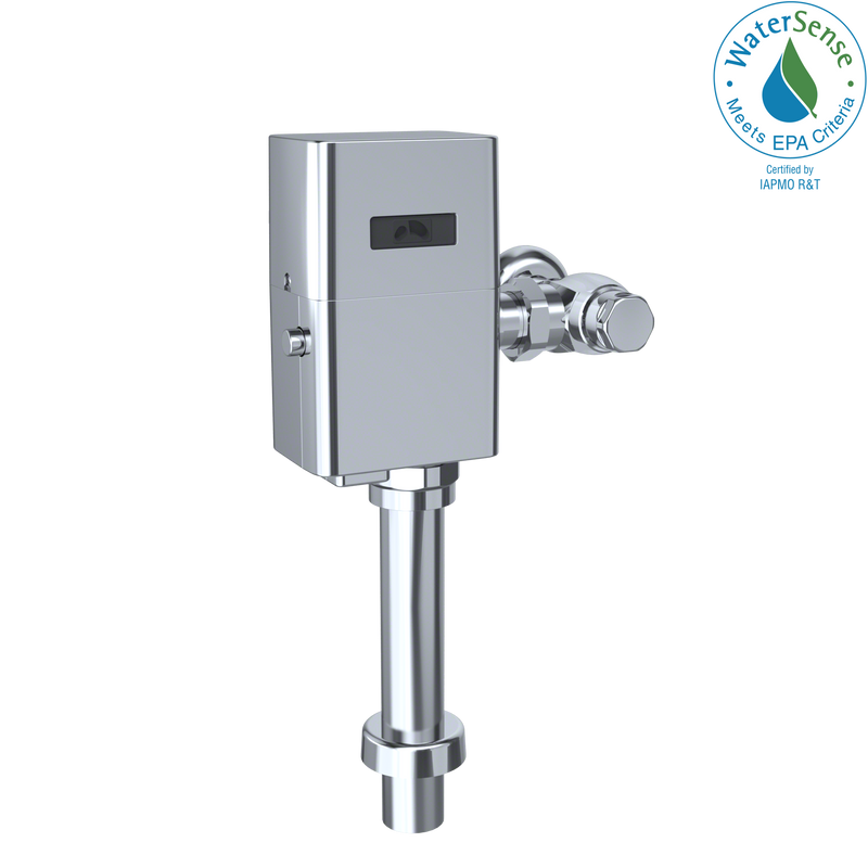 TOTO ECOPOWER Touchless 1.0 GPF Toilet Flushometer Valve and 12 Inch Vacuum Breaker Set, Polished Chrome TET1UA32