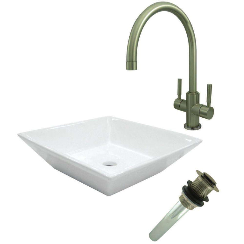 Kingston Brass EV4256S8298 Vessel Sink With Concord