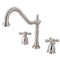 Kingston Brass KB1798AXLS Widespread Kitchen Faucet