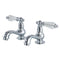 Kingston Brass KS1101WLL Basin Tap Faucet with Cross Handle