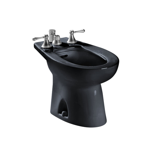 TOTO Piedmont Deck Mount Vertical Spray Flushing Rim Bidet, Ebony BT500B#51