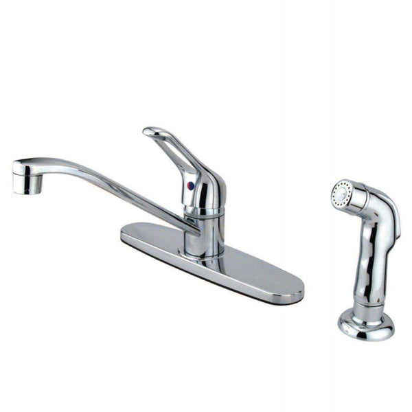 Kingston Brass KB562SP Sg-Hnd Centerset Kitchen Faucet