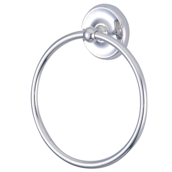 Kingston Brass BA314C Towel Ring, Polished Chrome