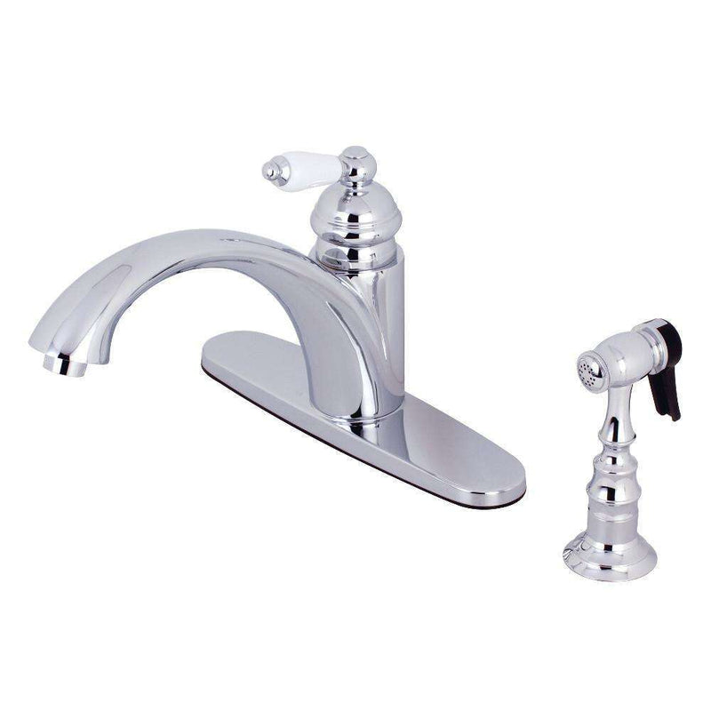 Kingston Brass KS6571PLBS Single-Handle Kitchen Faucet