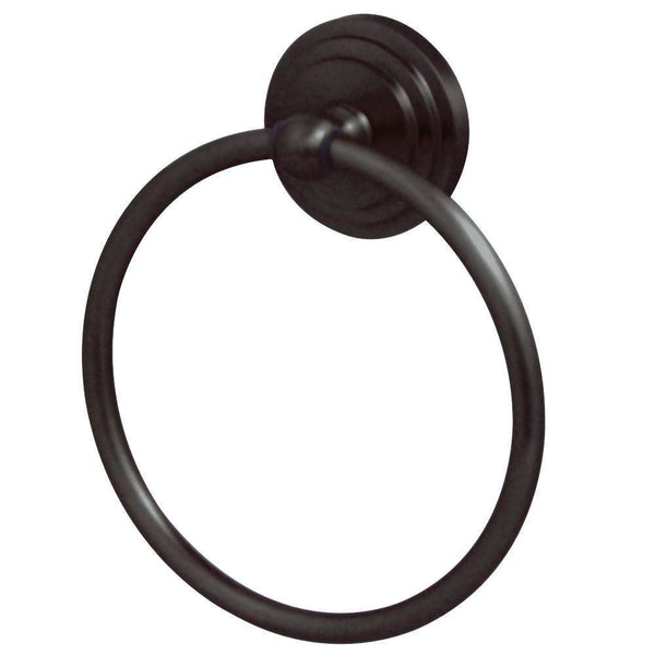 Kingston Brass BA2714ORB Milano Towel Ring,