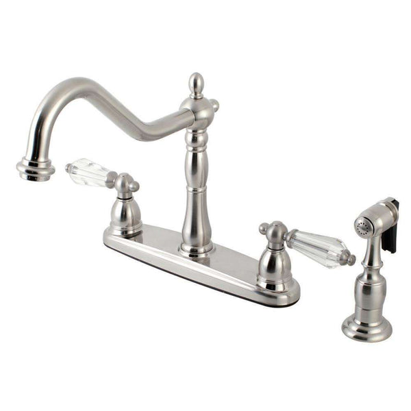 Kingston Brass KB1758WLLBS Centerset Kitchen Faucet