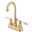 Kingston Brass KB3612NL 4 in. Centerset Bath Faucet Brass