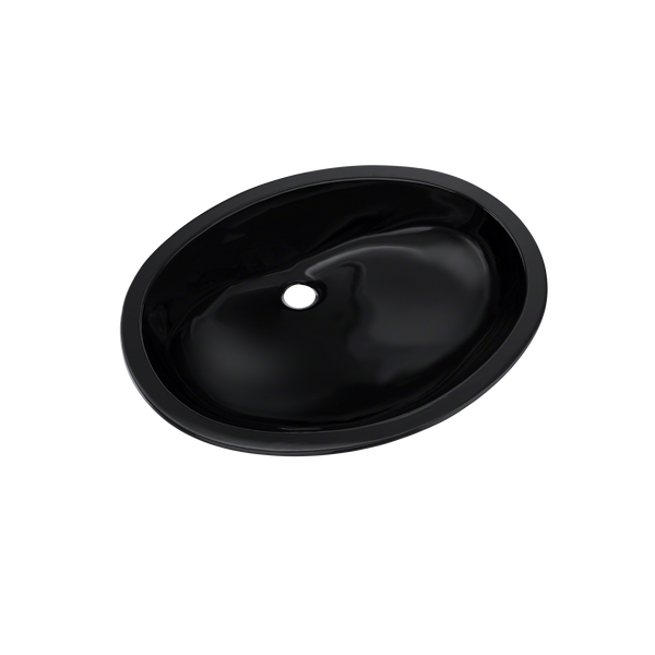 TOTO Dantesca Oval Undermount Bathroom Sink, Ebony LT597#51