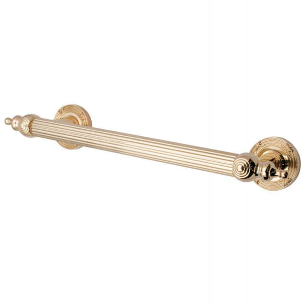 Kingston Brass DR710122 12" Decorative Grab Bar Brass