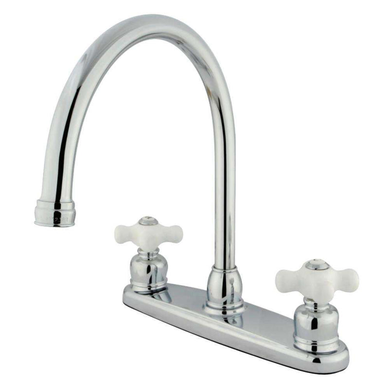 Kingston Brass KB721PXLS 8-Inch Centerset Kitchen Faucet