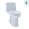 TOTO Eco UltraMax One-Piece Elongated 1.28 GPF ADA Compliant Toilet, Cotton White MS854114EL#01