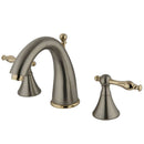 Kingston KS2979NL 8 in. Wsp Bath Faucet/Polished