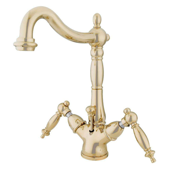 Kingston Brass KS1432TL 4 in. Centerset Bath Faucet Brass