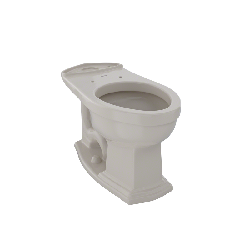 TOTO Eco Clayton and Clayton Universal Height Elongated Toilet Bowl, Bone C784EF