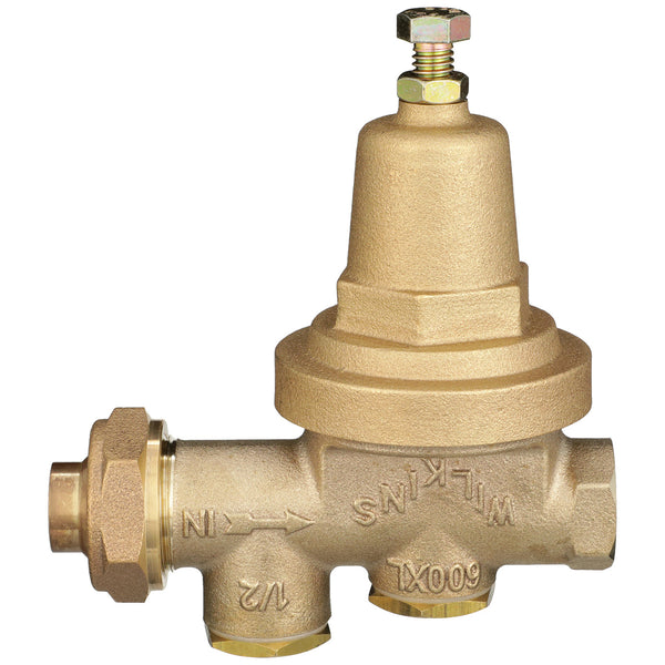 Zurn 1/2" 600XL Pressure Reducing Valve with cop/ sweat connection 12-600XLC