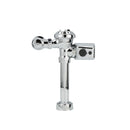 Zurn AquaVantage AV ZER Exposed Sensor Diaphragm Flush Valve with 1.28 GPF and Metal Cover in Chrome ZER6000AV-HET-CPM