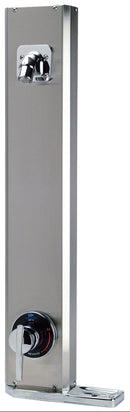 Zurn Aqua-Panel Institutional Stainless Steel Shower Unit, Cop/ Tubing, Flow-Control Shower Head, Vandal-Proof Screws Z7500-I2