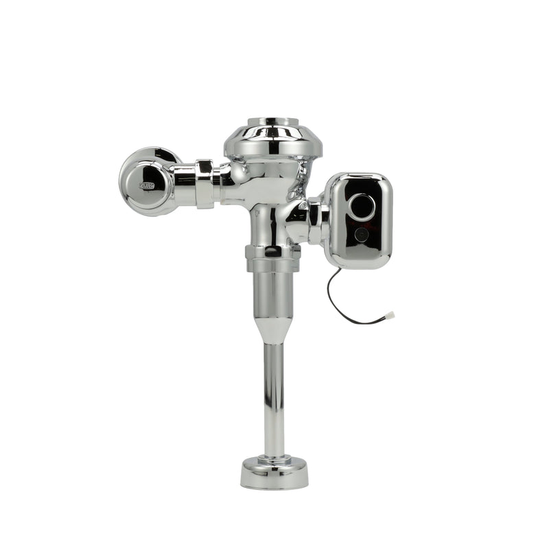 Zurn AquaVantage AV ZEMS Exposed Hardwired Sensor Diaphragm Flush Valve with 0.5 GPF, 11-1/2" Rough-In, and 3/4" Top Spud in Chrome ZEMS6003AV-IS-EWS