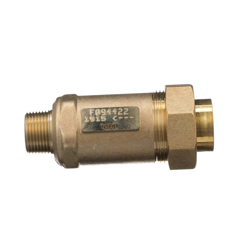 Zurn 700XL Dual Check Valve with 3/4 female union inlet x 3/4" male outlet 34UFMX34M-700XL