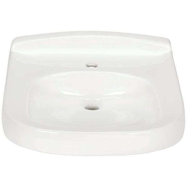 Zurn 23x20¥? Wall-Mount Wheelchair Accessible Sink/Lavatory, Single Hole, White Vitreous China Z5321