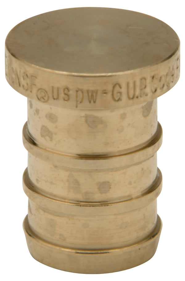 Zurn Crimp XL Brass Plug - 1/2-Inch Barb, Small QQP3GX