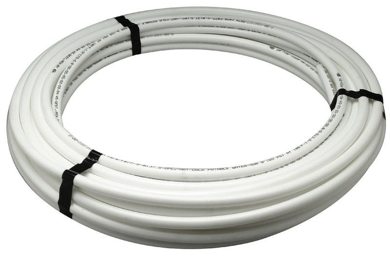 Zurn Potable (Non-Barrier) Piping, Coil, White, 1/2" X 100 ft. Q3PC100X