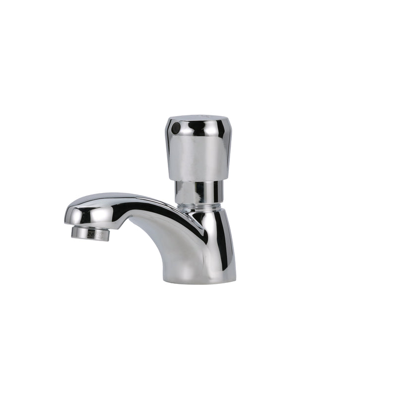 Zurn AquaSpec Single-Hole Metering Faucet, Deck Mount, 0.5 GPM Vandal-Resistant Pressure-Compensating Spray, Push-Button Z86100-XL-3M