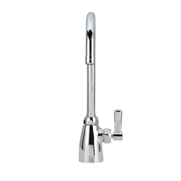 Zurn AquaSpec Laboratory Gooseneck Faucet, Single with 2.2 GPM Aerator, 5 3/8 Spout, and Lever Handle in Chrome Z825B1-XL