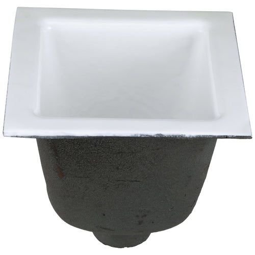 Zurn FD2376 12"x12" Floor Sink Body & Dome Strainer, 8" Sump Depth, 3" No-Hub FD2376-NH3