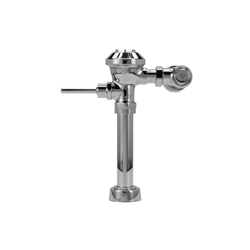 Zurn Aquaflush Exposed Manual Diaphragm Flush Valve with 3.5 GPF, Sweat Solder Kit, Cast Wall Flange in Chrome Z6000-YB-YC