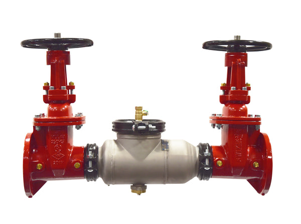 Zurn 4" 350AST Double Check Backflow Preventer with OS&Y gate Valves 4-350ASTOSY