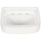 Zurn 20x18 Wall-Mount Sink/Lavatory, 8" Centers, White Vitreous China Z5348