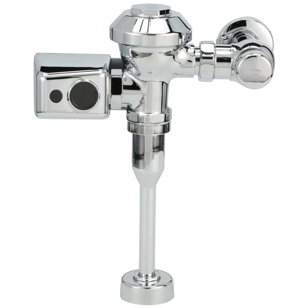 Zurn AquaFlush Plus PL ZER Exposed Sensor Diaphragm Flush Valve with 0.5 GPF and Metal Cover in Chrome ZER6003PL-EWS-CPM