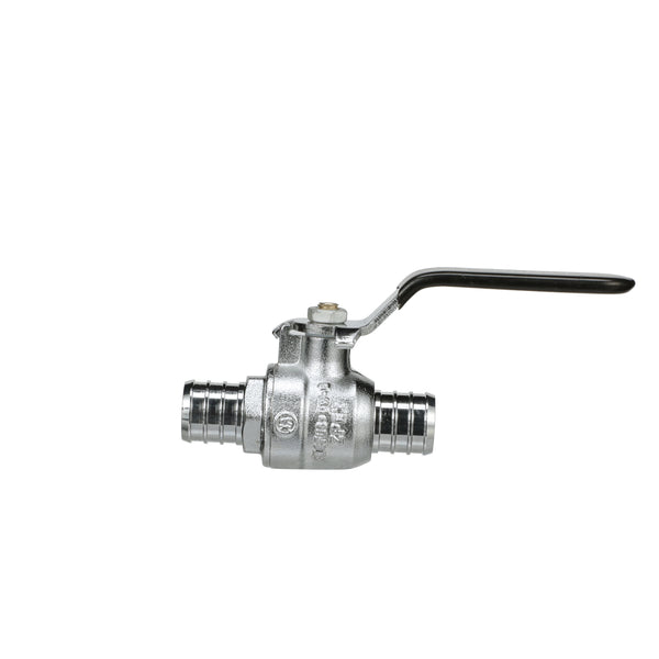 3/4" Crimp Brass Barbed Ball Valve QQBV44GX