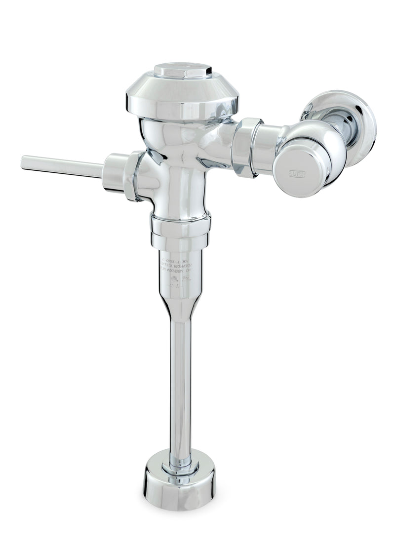 Zurn Aquaflush PL Plus Exposed Manual Flush Valve -0.5 GPF, Sweat Solder Kit, Stop Cap, Cast Wall Flange with Set Screw Z6003PL-EWS