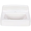 Zurn 20x18 Wall-Mount Cast Iron Sink/Lavatory, Single Hole, White Enameled Cast Iron Z5841