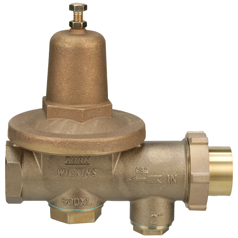 Zurn 2" 600XL Pressure Reducing Valve with cop/ sweat connection 2-600XLC