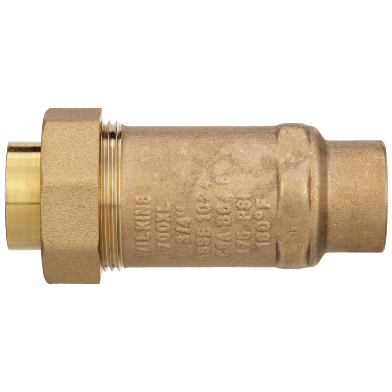 Zurn 700XL Dual Check Valve with 3/4" female union inlet x 3/4" female outlet 34UFMX34F-700XL