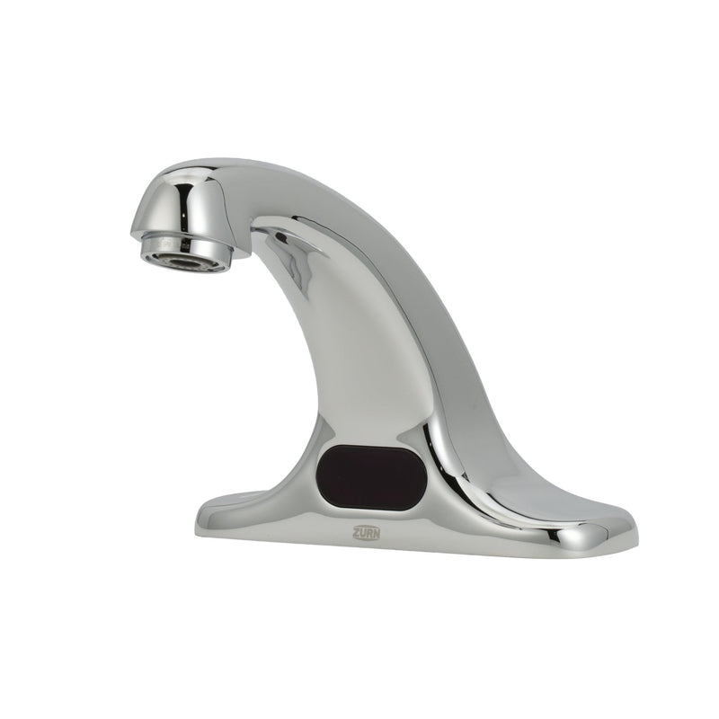 Zurn AquaSense Center set Sensor Faucet with 0.5 GPM Spray Outlet and 4" Deck-Mount Spout in Chrome Z6915-XL-F