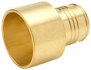 Zurn Crimp XL Brass Female Sweat Adapter - 1-1/4-Inch Female Sweat x 1-1/4-Inch Barb QQ812GX