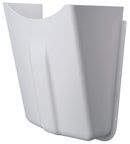 Zurn Vandal-Guard Lavatory Shield for Concealing Pipes and Under-Sink Equipment, 20x18, White Z6900-VG