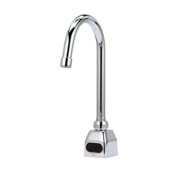 Zurn AquaSense Single Hole Gooseneck Sensor Faucet with 1.5 GPM Aerator and Mixing Valve in Chrome, Supply Hose for Mixing Valve & Aerator Option Z6920-XL-MV-SH